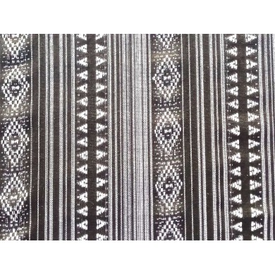 Manta Alpujarra blanca i negra