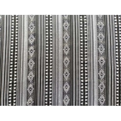 Manta Alpujarra blanca i negra