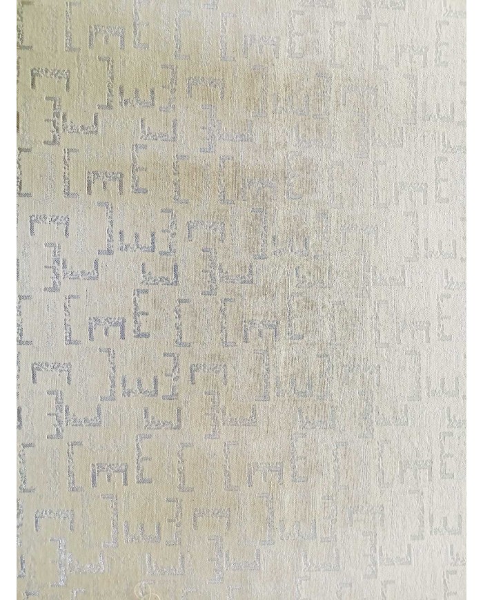 Brocat marfil i plata