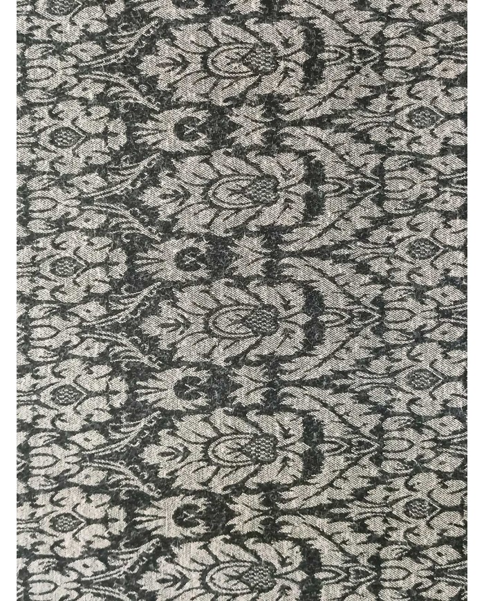 Tela jacquard gris