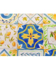 Mantel antimanchas limones