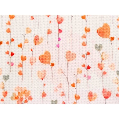 Tela de toalla gofre menor estampada