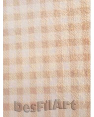 Tela de coralina quadre beix