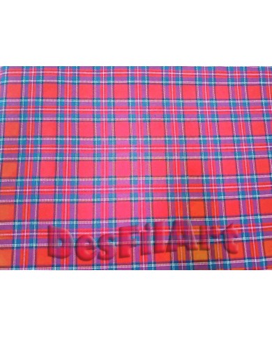 Cuadro escocés de viscosa Cuadro escocés de viscosa