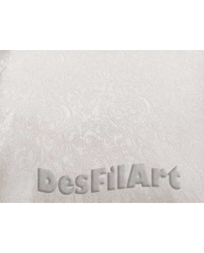 Jacquard caixmir blanca