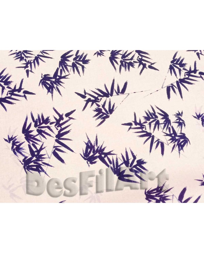 Loneta japonesa hojas de bambú