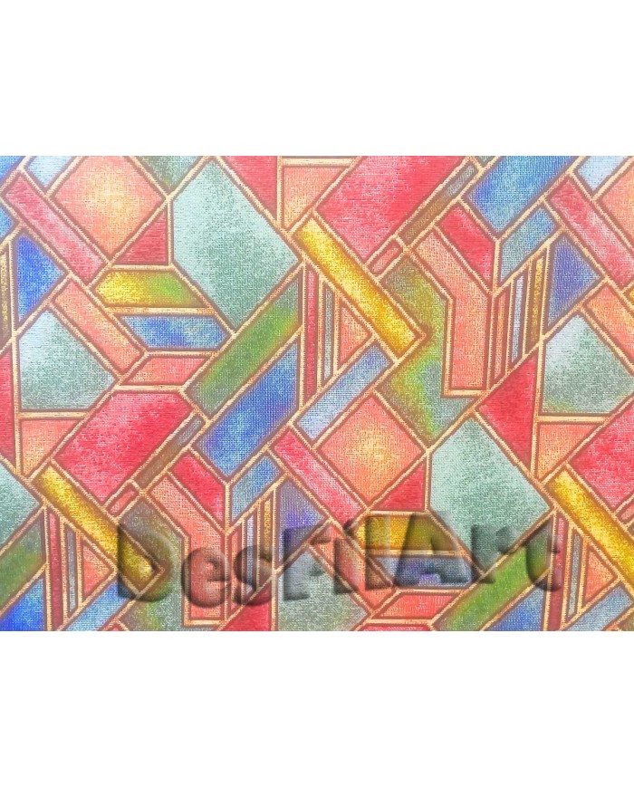 Tela de gobelino mosaic de colors