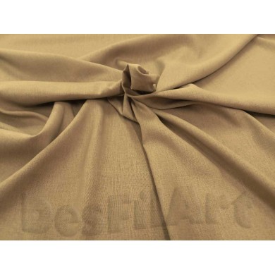Lino y Viscosa beis natural