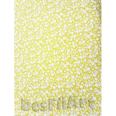 Algodón ocre flor blanca