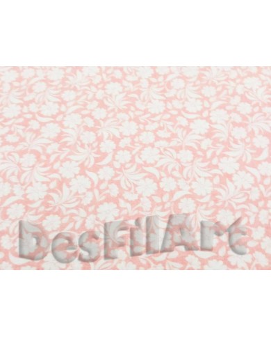 Algodón rosado flor blanca Algodón rosado flor blanca