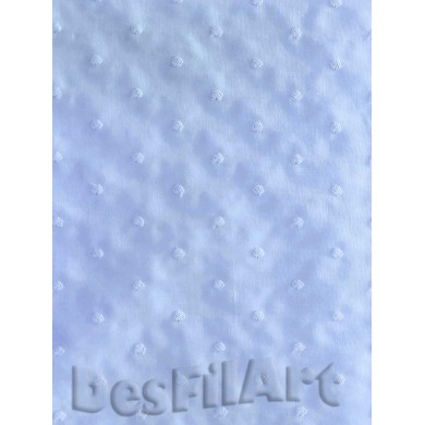 Algodón plumeti celeste