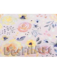 Tela de gobelino con botones