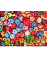 Tela de gobelino con botones