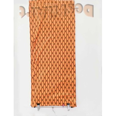 Retal punto de seda naranja 1,20 x 1,40