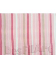 Cotó fons rosa lineal