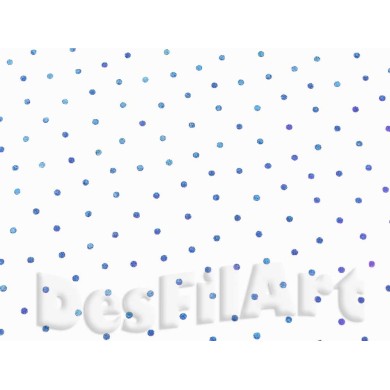 Popelín de algodón topo azul