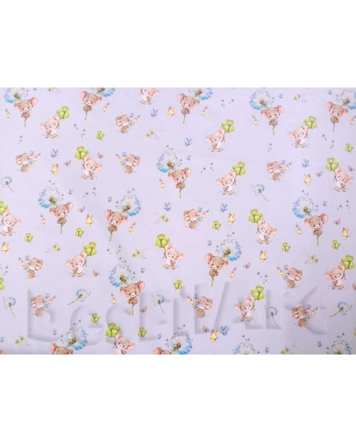 Cotó ratolins i flors