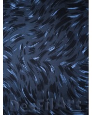 Neopreno estampado ocre y gris