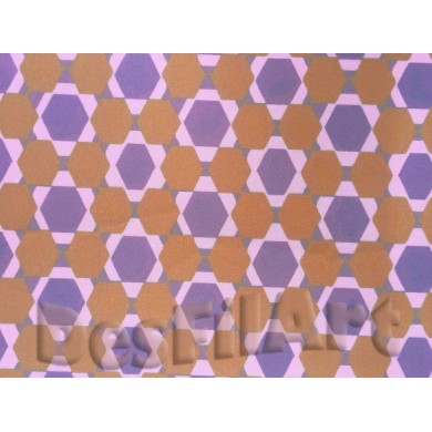 Neoprè estampat ocre i gris