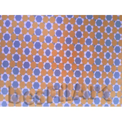 Neopreno estampado ocre y gris