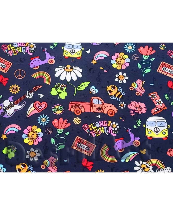 Punto de algodón hippie