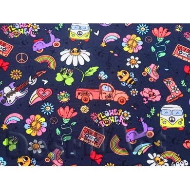 Punto de algodón hippie