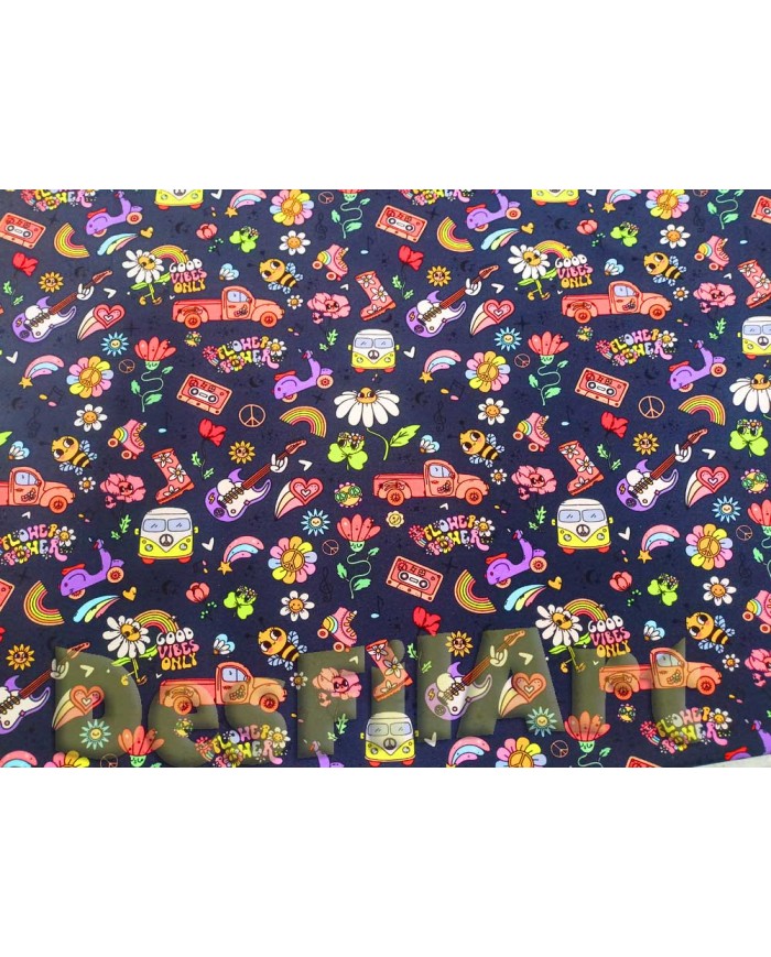 Punto de algodón hippie