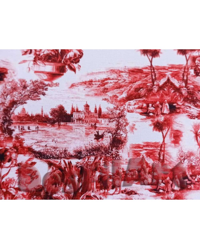 Algodón culla estampado paisaje