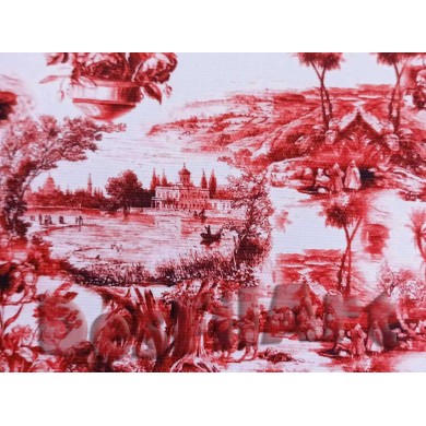 Algodón culla estampado paisaje