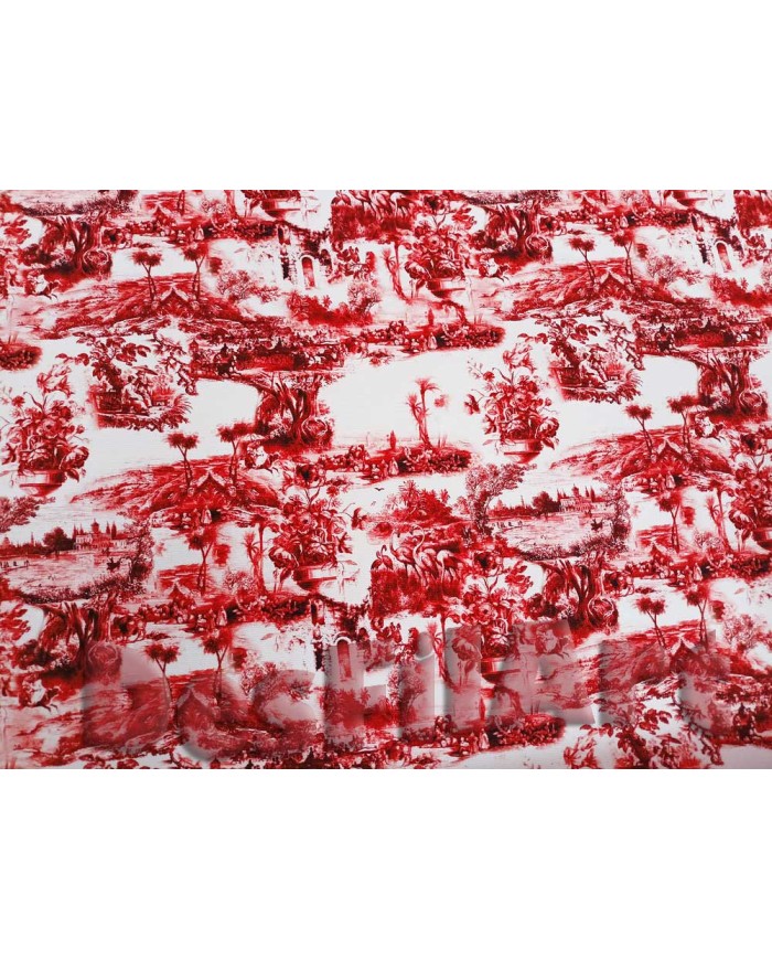 Algodón culla estampado paisaje