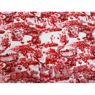 Algodón culla estampado paisaje