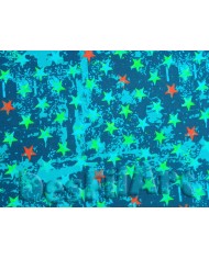 Punto de algodón corazones negros