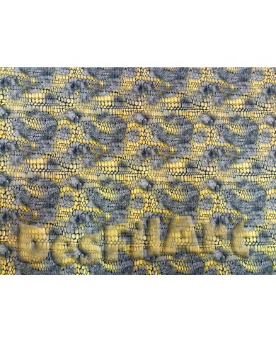 Punt de cotó geomètric gris i groc