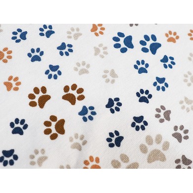 Punto de algodón huellas de gatitos