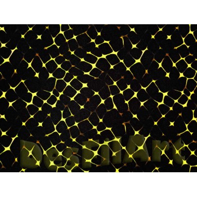 Punto de algodón red amarilla