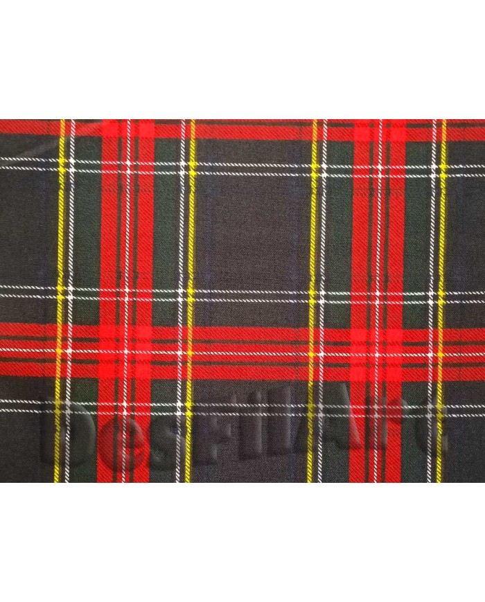 Quadre escocès fons negre