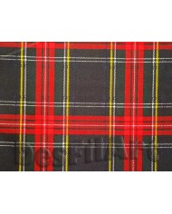 Quadre escocès fons negre