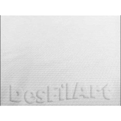 Piqué de algodón blanco