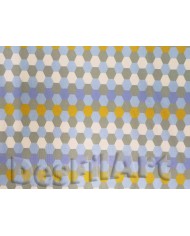 Punto de seda hexágonos