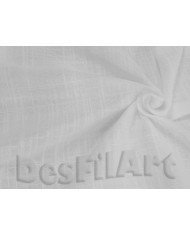 Mantel de loneta culla línea blanca