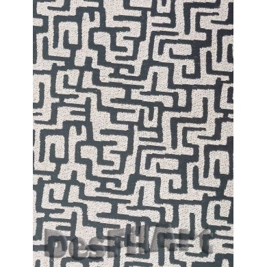 Arpillera gris de lli laberint