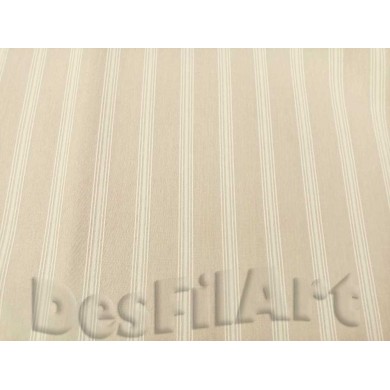 Loneta culla línia brodada blanca