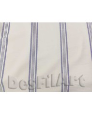 Mantel de loneta culla línea azul