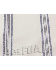 Mantel de loneta culla línea azul