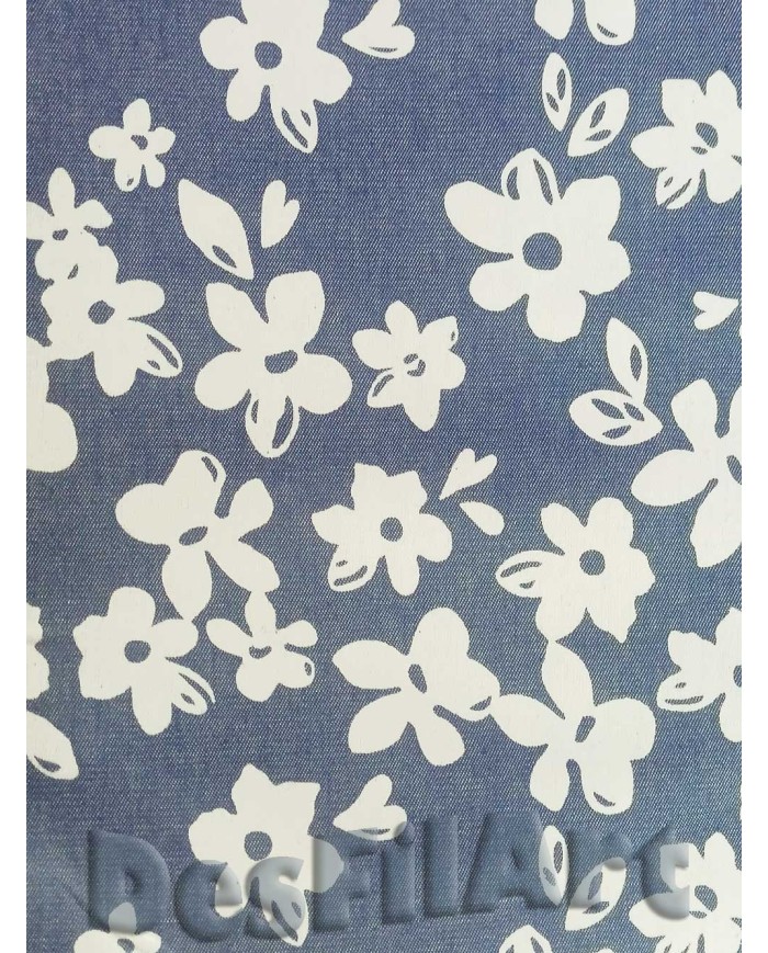 Texà estampat flor blanca