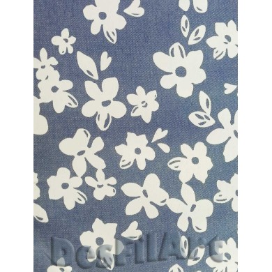 Texà estampat flor blanca