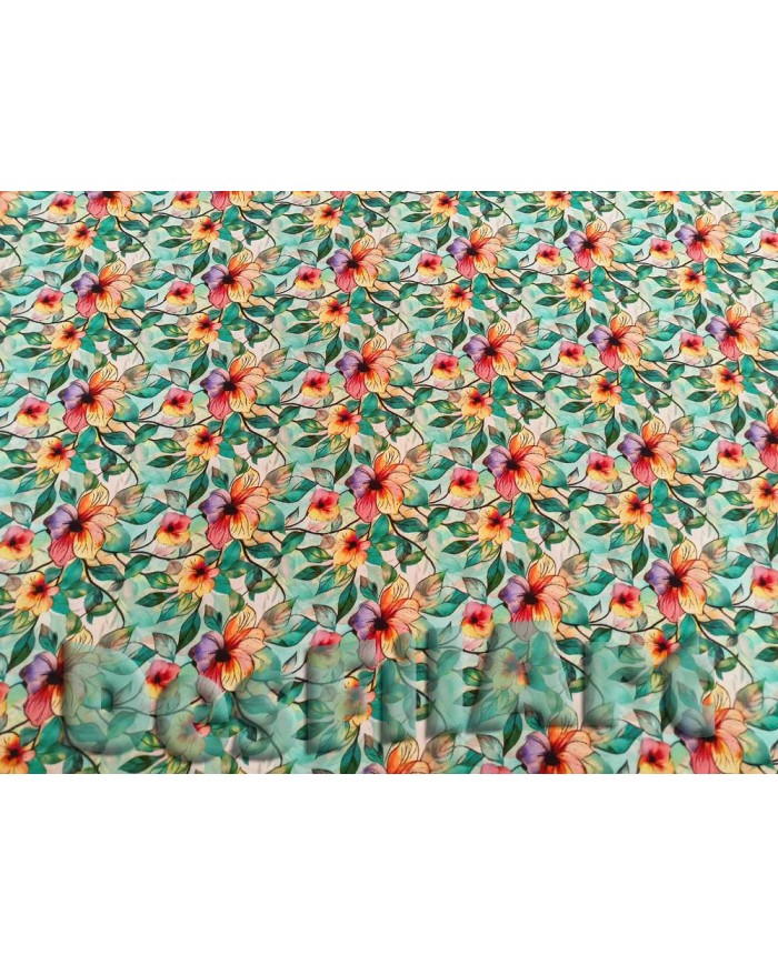 Viscosa flor naranja