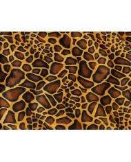 Tela de pelo sintético de jirafa