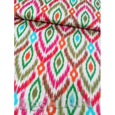 Retal estampado mallorquina de colores 2,60 x 1,50