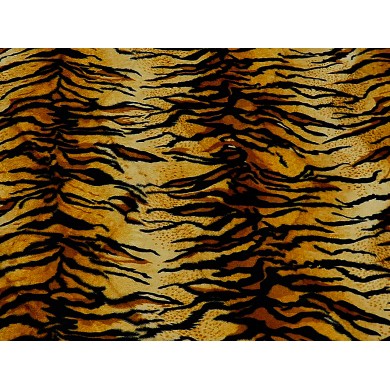 Tela de pelo sintético de tigre